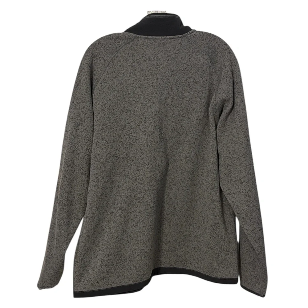 The North Face Men's 1/4 Snap Fleece Pullover L Gray Outdoors Gorpcore Hiking